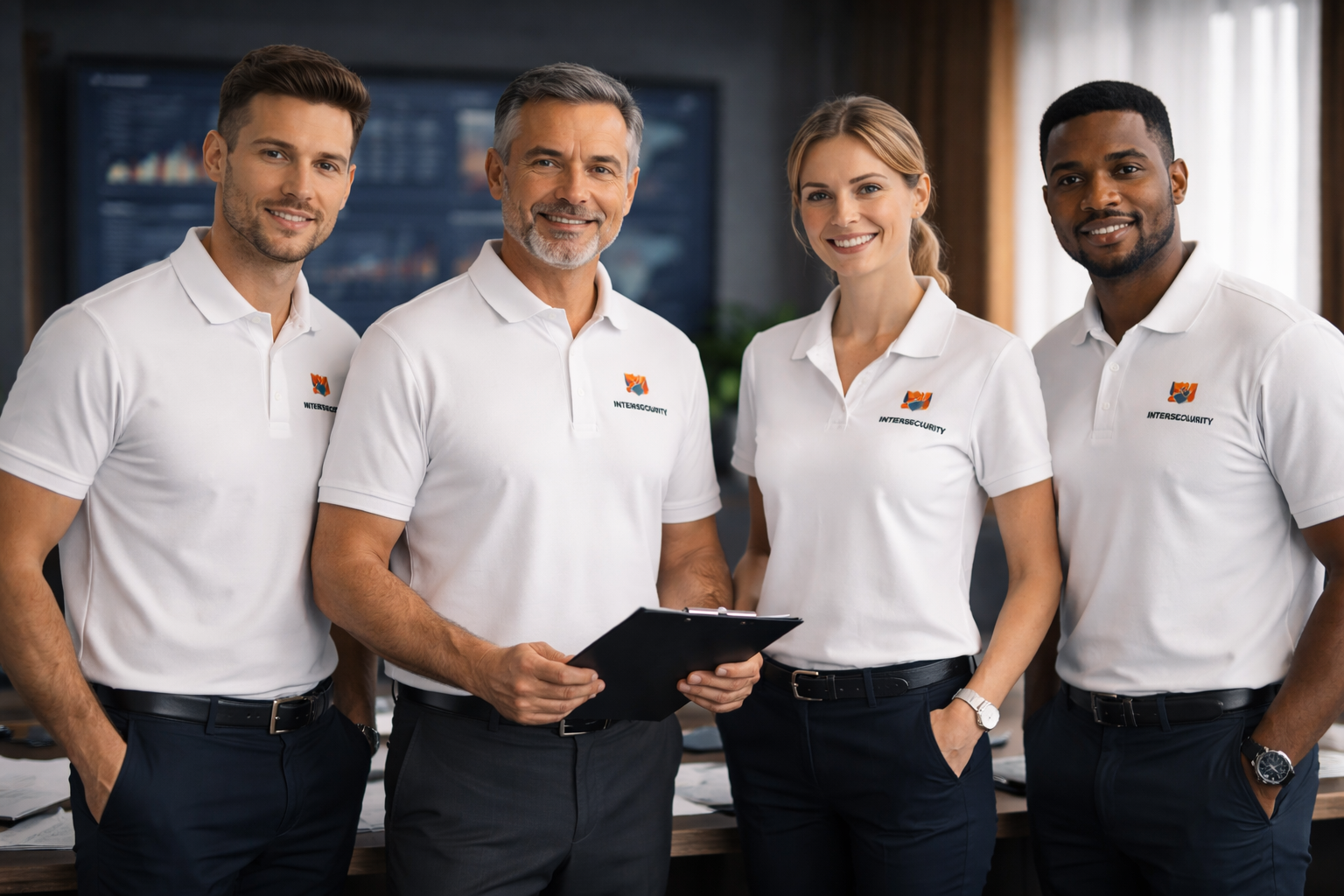 Equipo profesional de seguridad