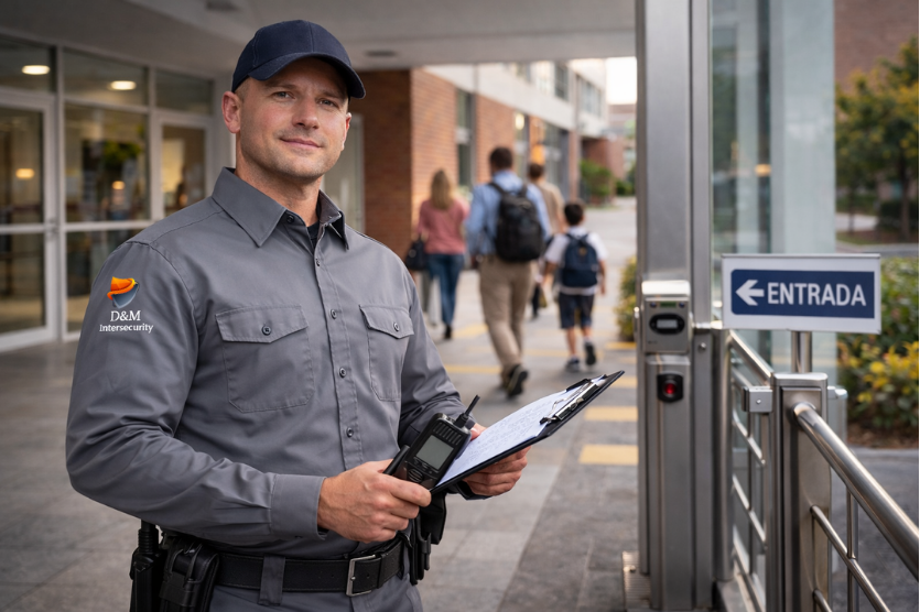 Seguridad escolar con control preventivo